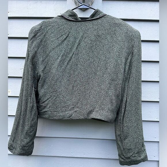 Marsha Brander VINTAGE matching set skirt suit hunter green antique size 12 - Picture 2 of 8